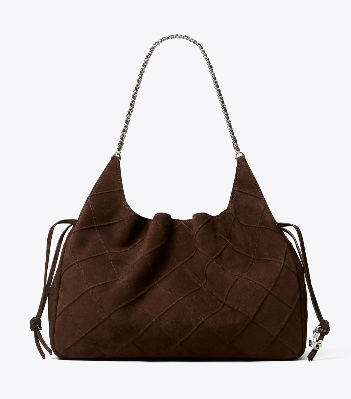 tory burch large fleming suede tote