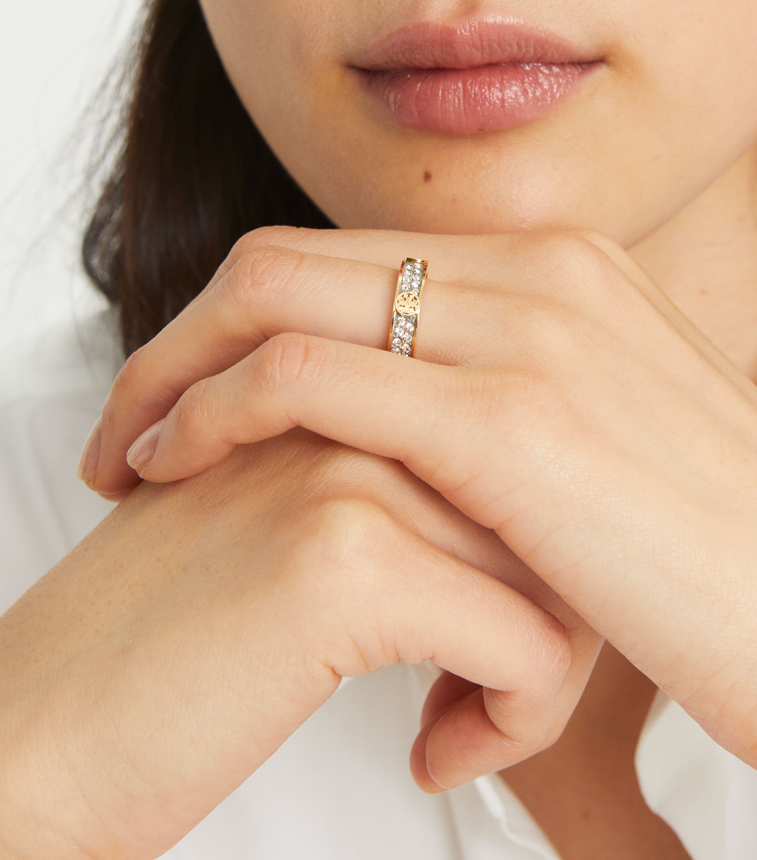 Tory burch silver ring cheap