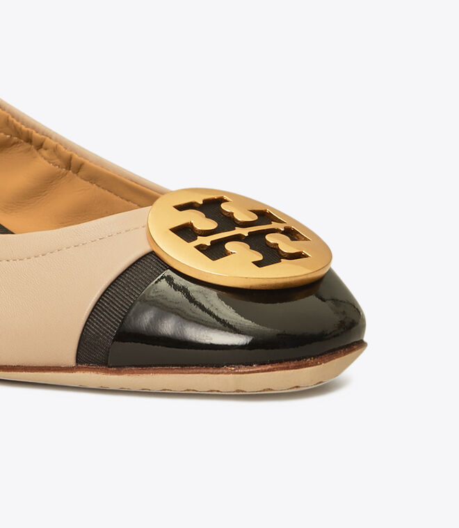 minnie cap toe ballet flat