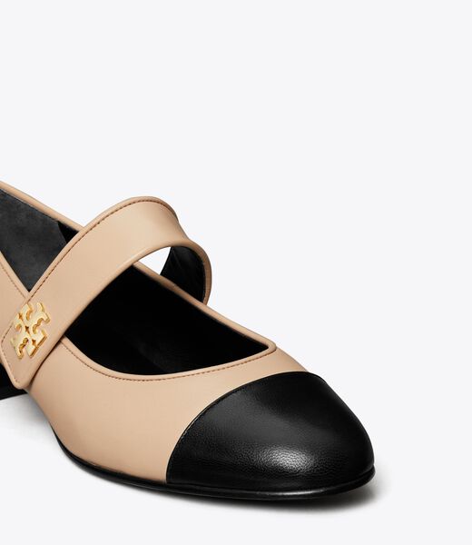 tory burch cap toe mary jane heeled ballet