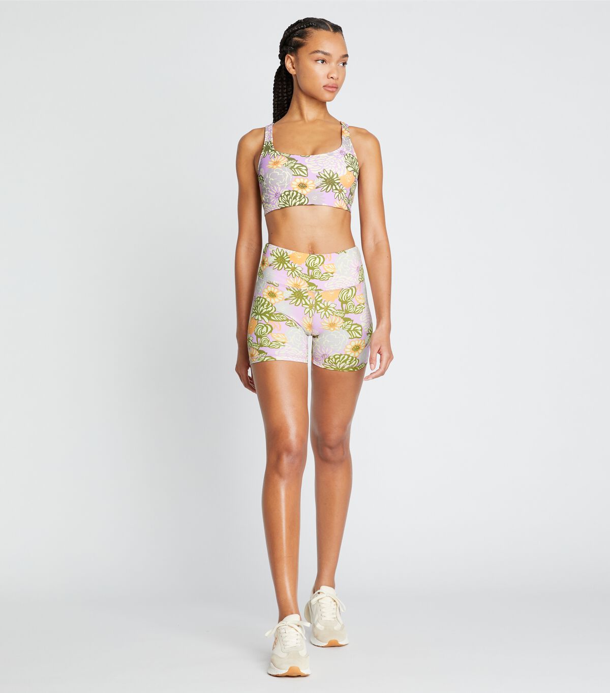 tory burch weightless printed racerback bra