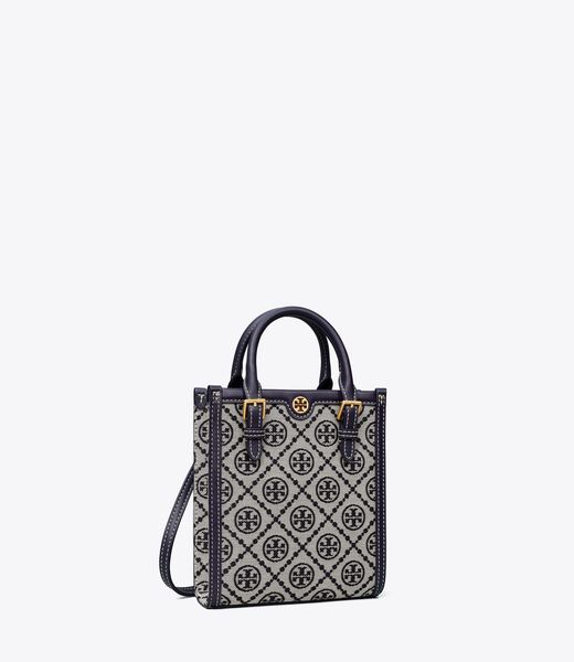 tory burch mini t monogram tote