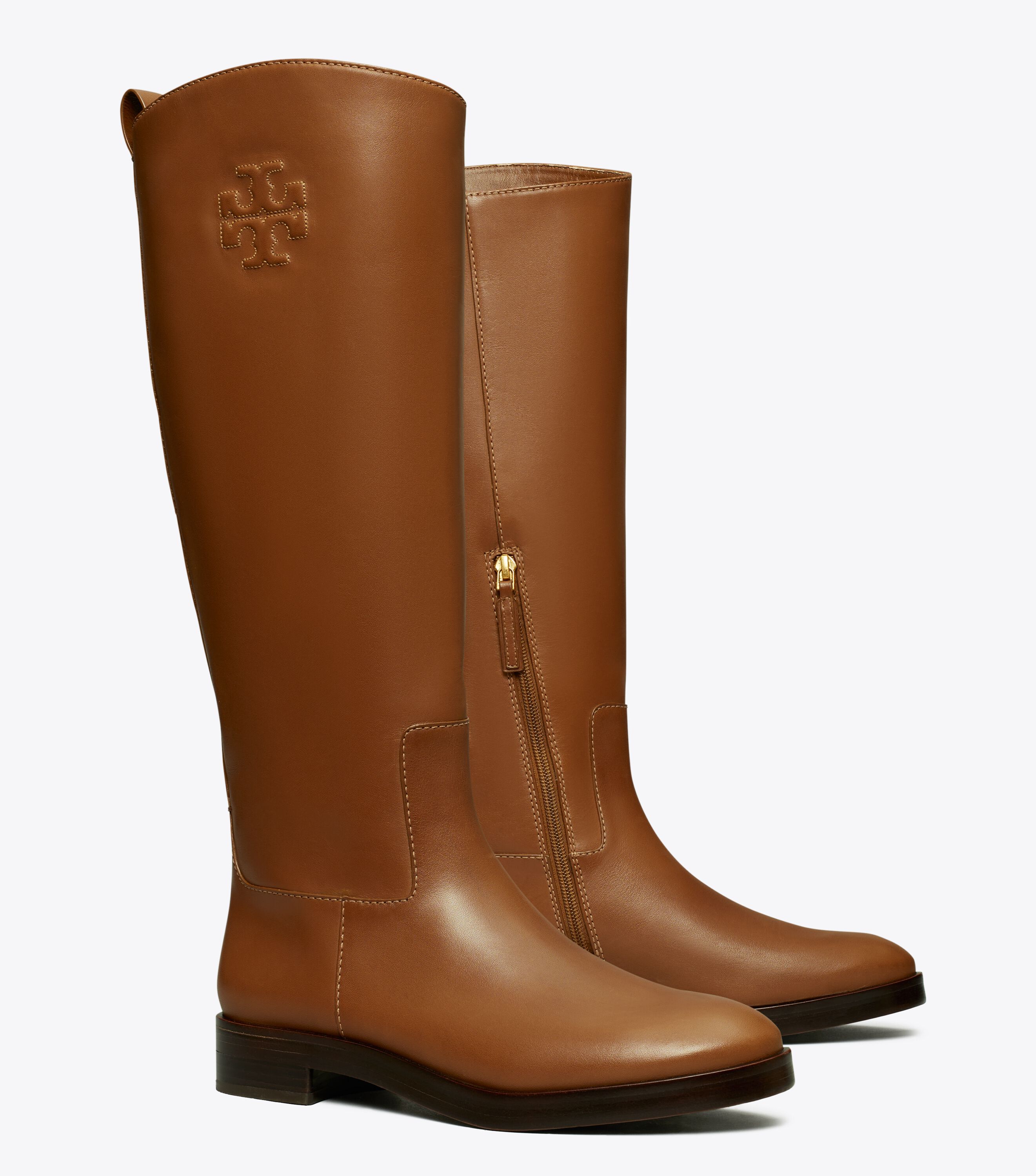 Tory burch milburn leather riding boot outlet
