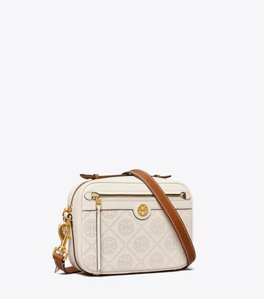 T Monogram Perforated Camera Bag
