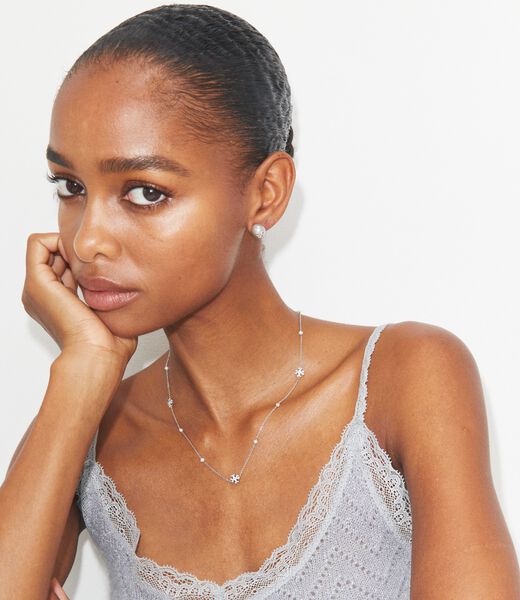 tory burch أقراط موندانس المرصعة باللؤلؤ والأحجار الكريمة