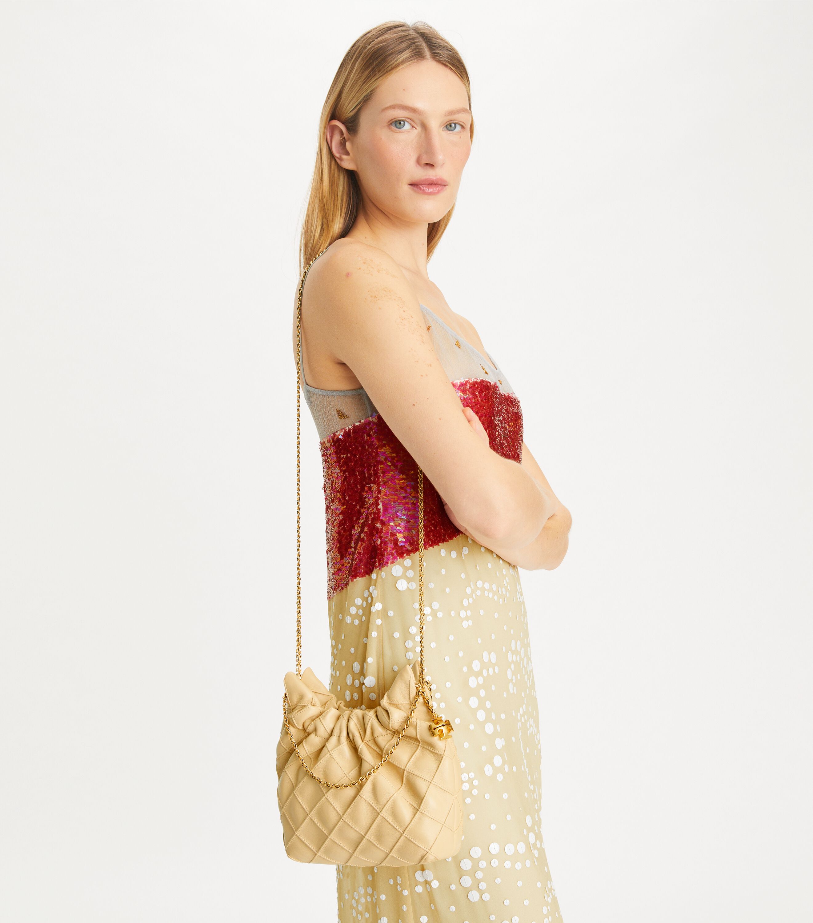 Tory burch mini fleming bag top