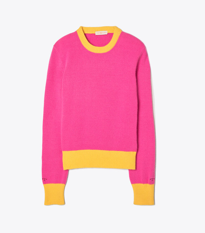 Color-Block Cashmere Sweater | 662 | Pullovers