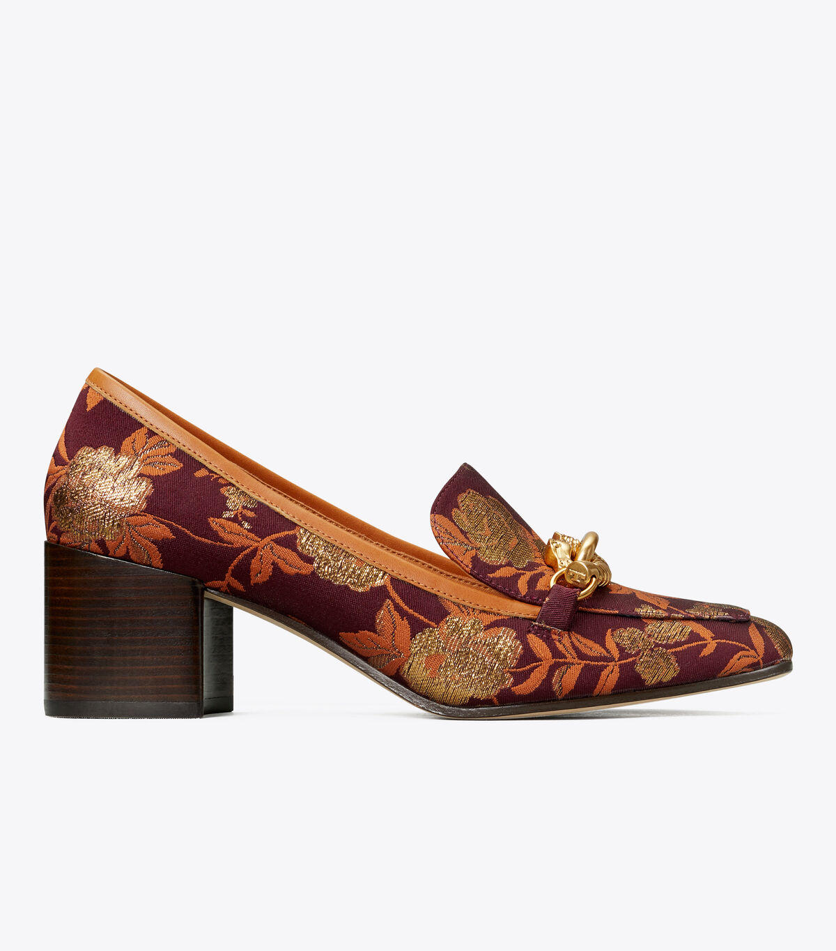 tory burch jessa jacquard mid heel pump