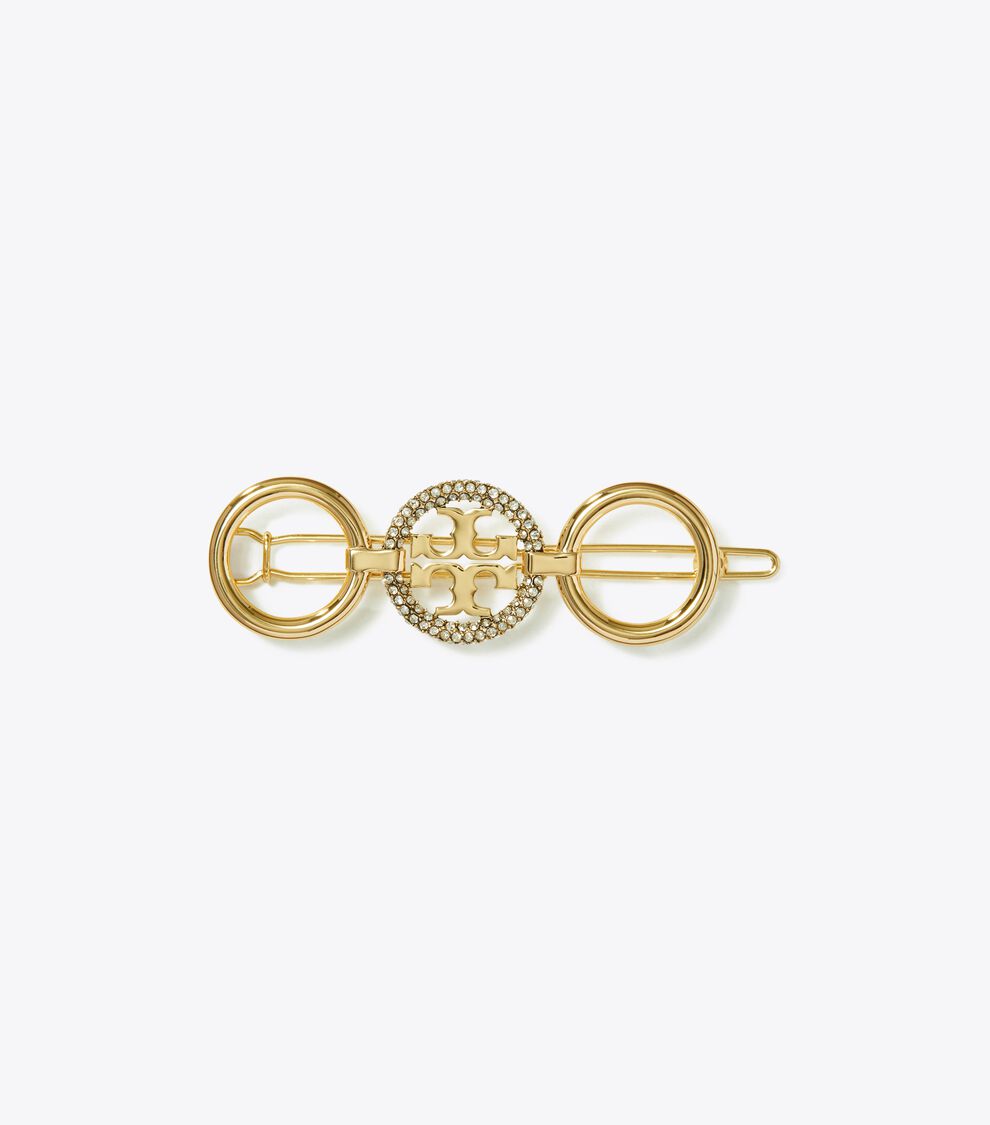Miller Pavé Barrette, Tory Gold / Crystal | Tory Burch UAE display picture 3