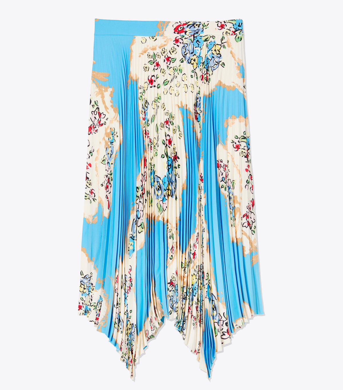 SUNBURST PLEATED SKIRT