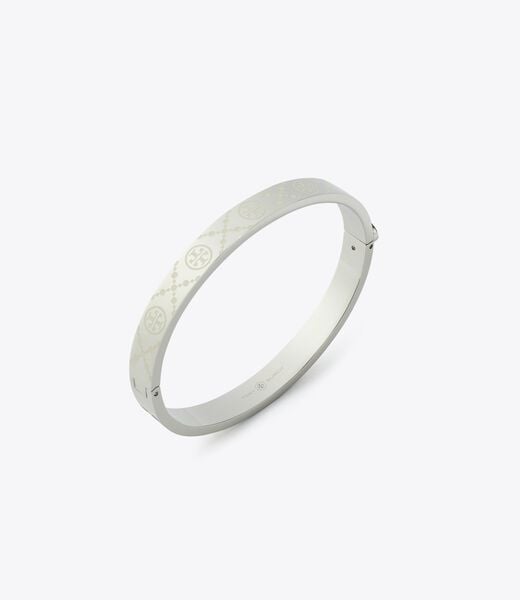 tory burch t monogram hinge bracelet
