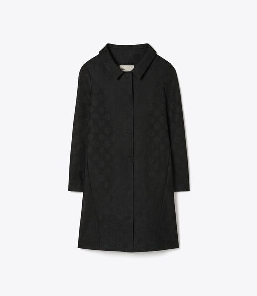 tory burch cotton and linen daisy coat