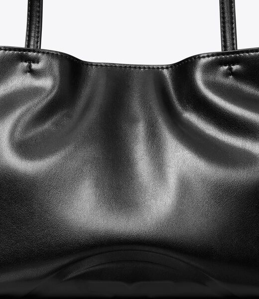 tory burch small ella natuura  drawstring tote