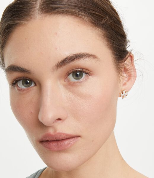 tory burch kira mother of pearl stud earring