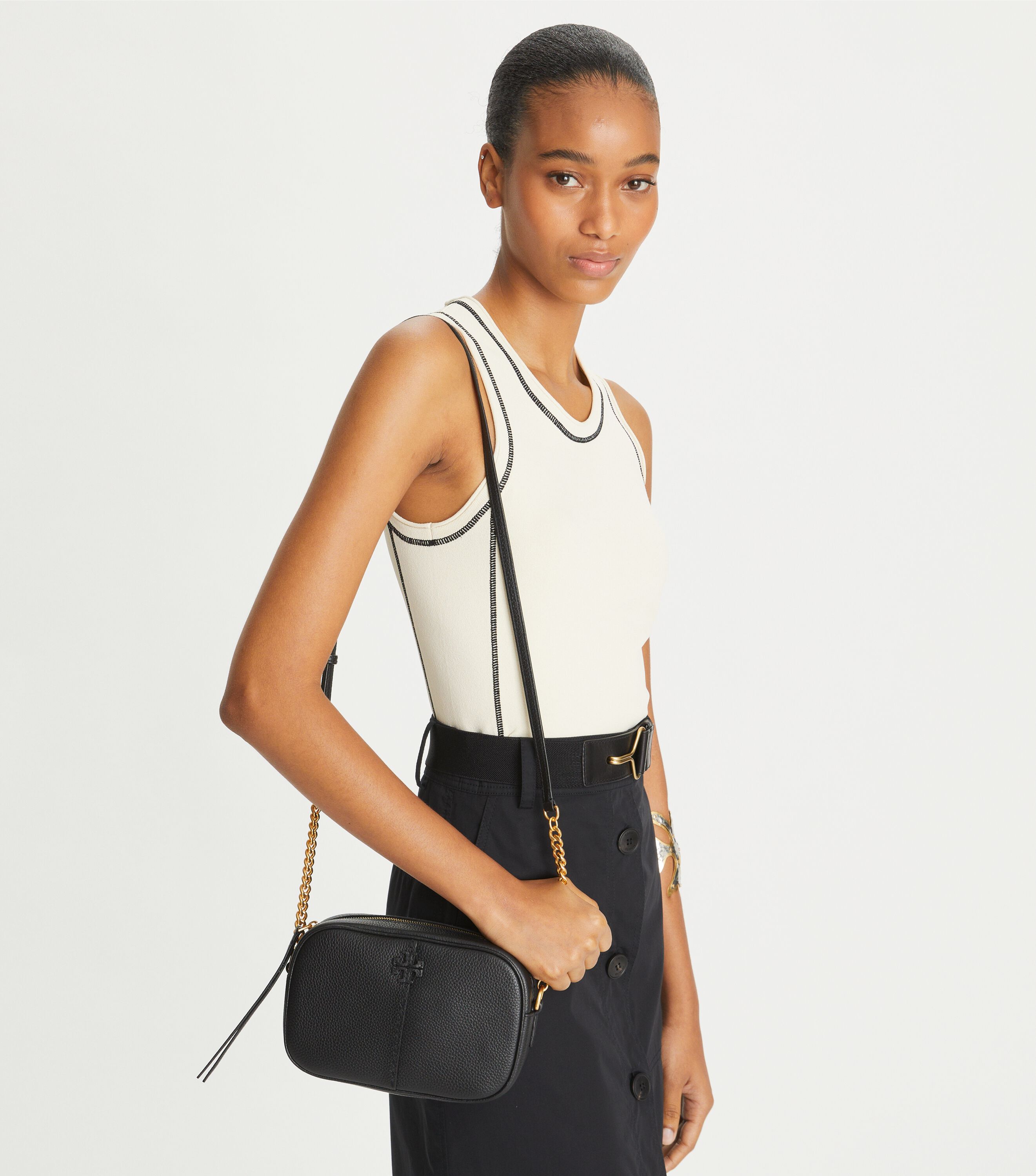 Tory burch mcgraw clearance leather camera bag