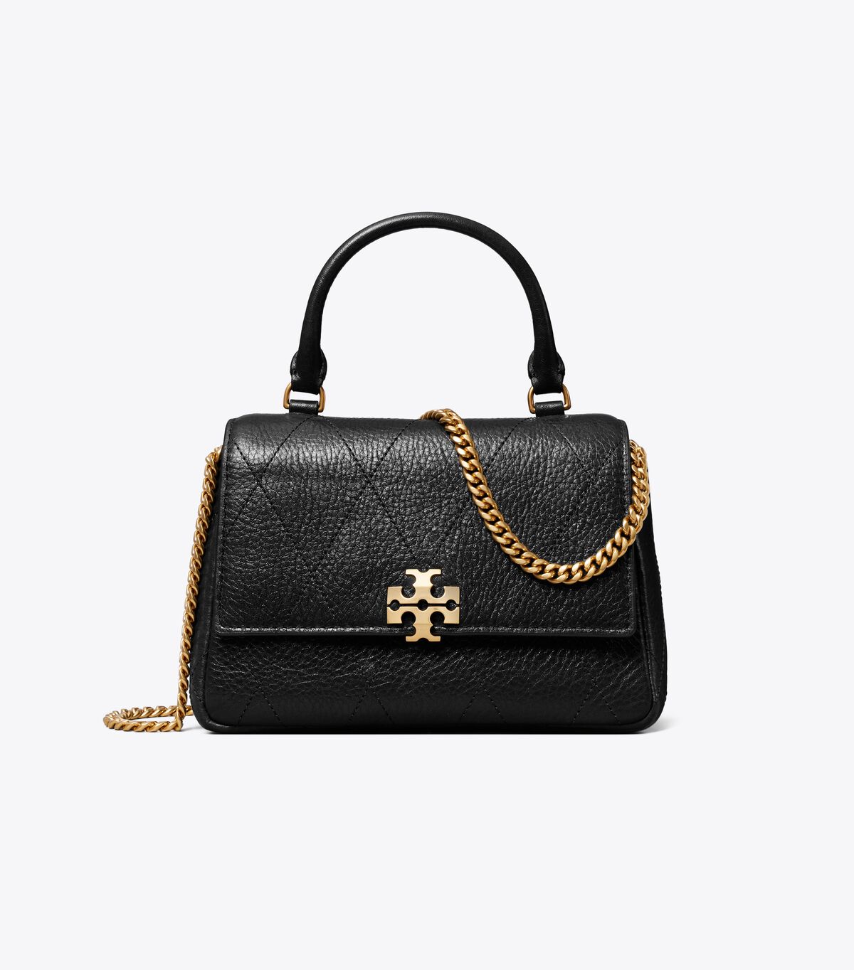 tory burch mini charlie quilted top handle crossbody