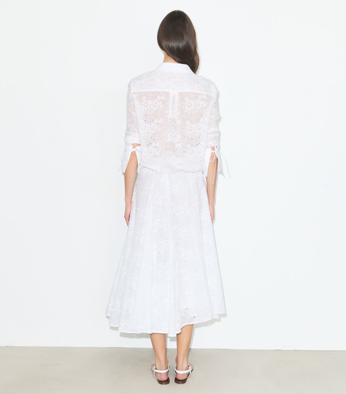 Cotton Eyelet Skirt tory burch cotton eyelet skirt