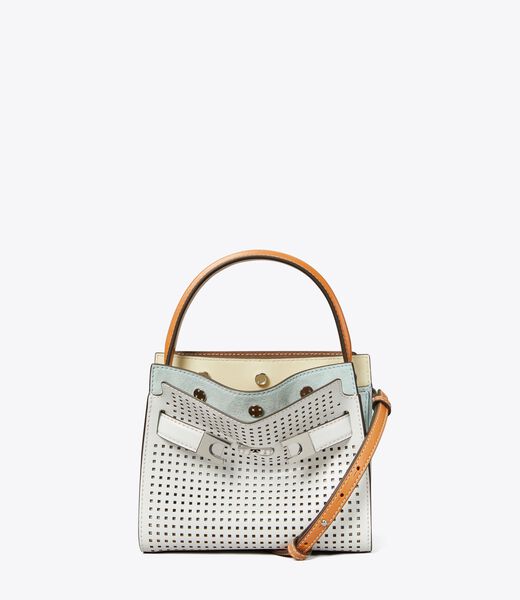 Petite Lee Radziwill Perforated Double Bag