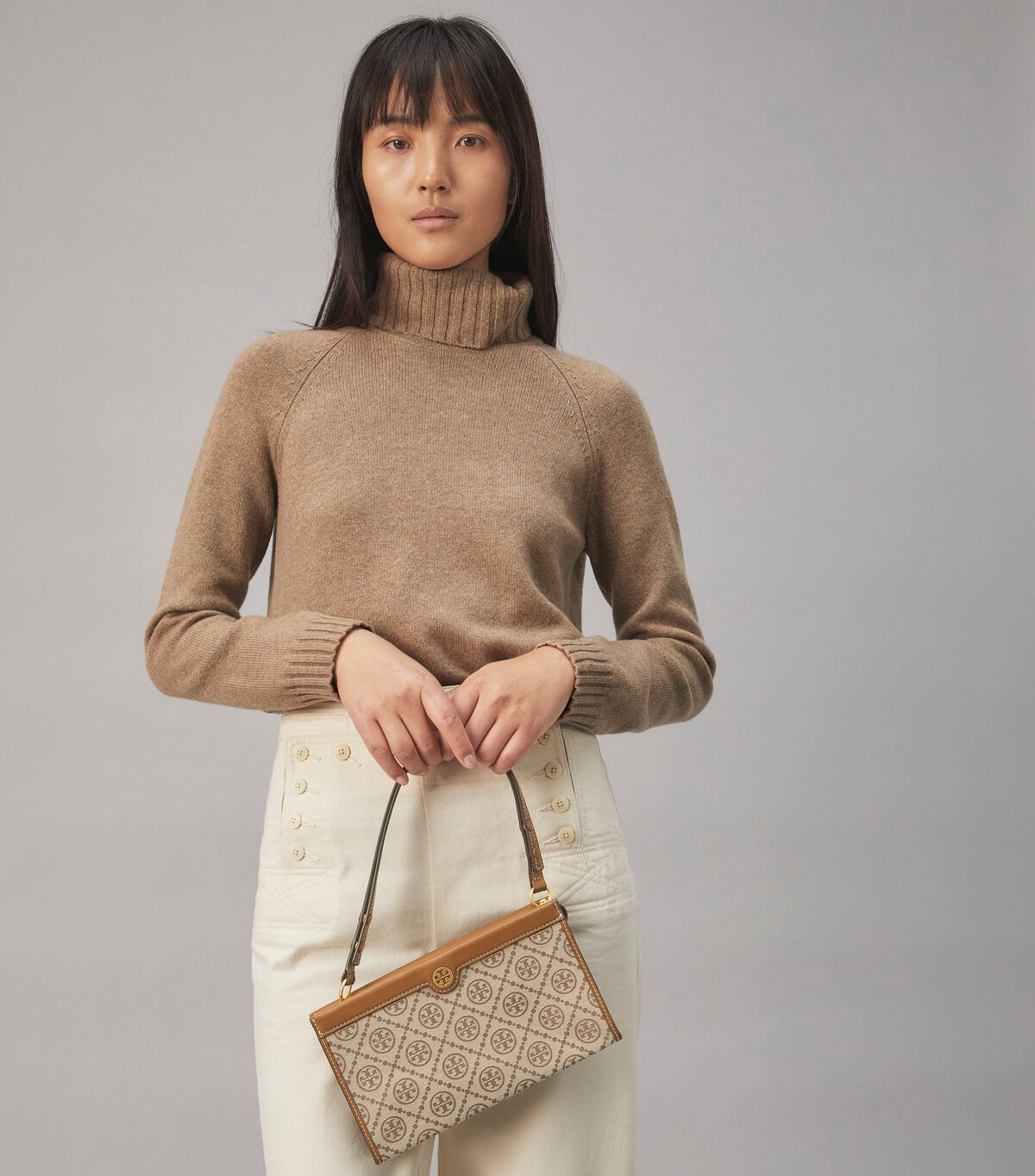 T Monogram Jacquard Mini Pouchette | Handbags | Tory Burch