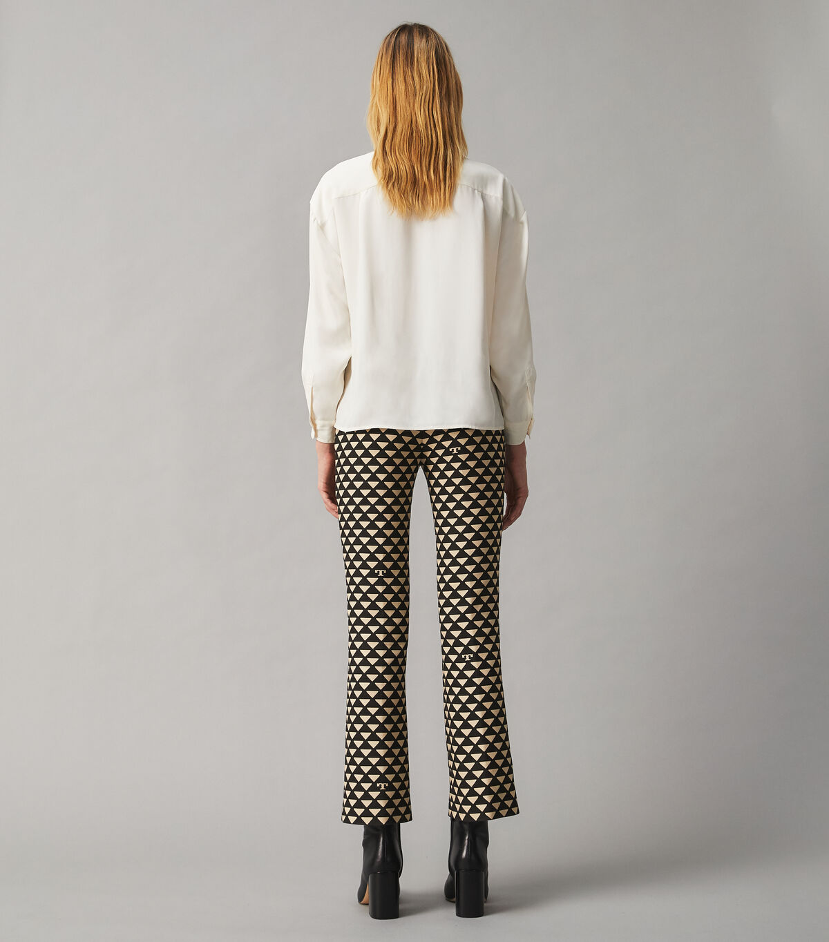 tory burch ruffle front blouse
