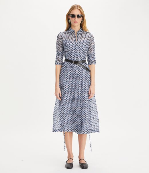 tory burch silk organza shirtdress
