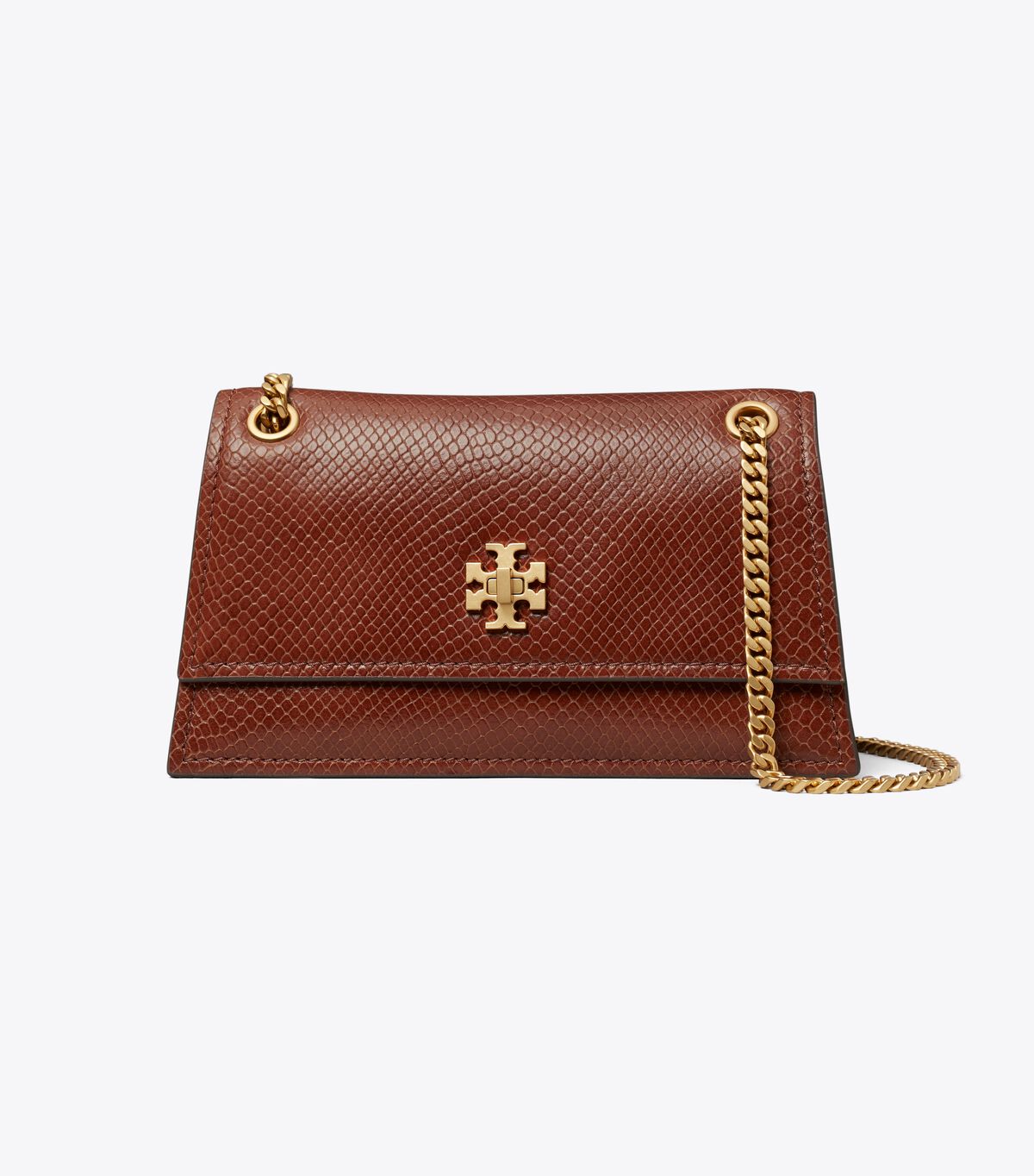 Mini Kira Turnlock Snake-Embossed Shoulder Bag tory burch mini kira turnlock snake embossed shoulder bag