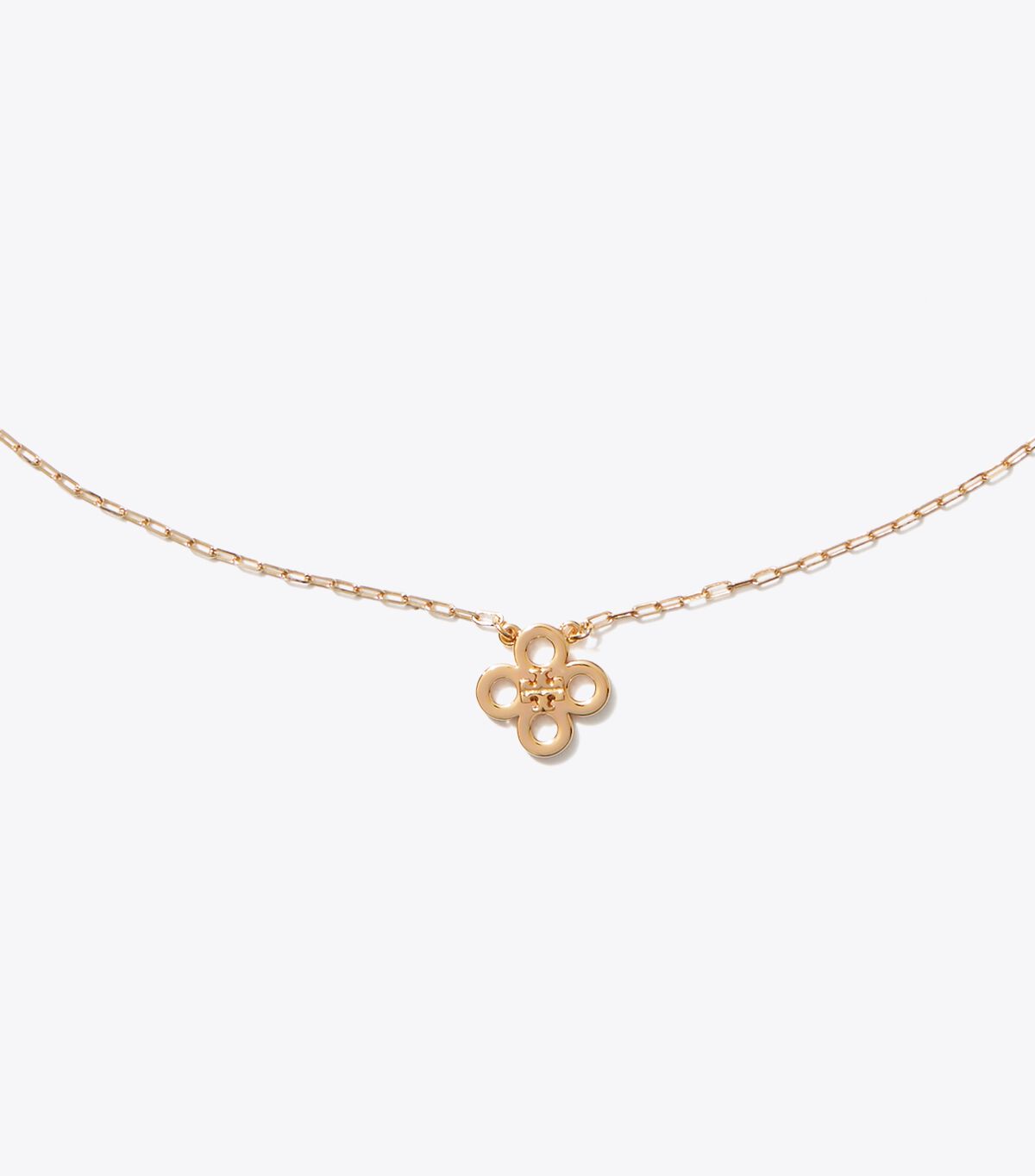 Forget Me Not Clover Pendant Necklace tory burch forget me not clover pendant necklace