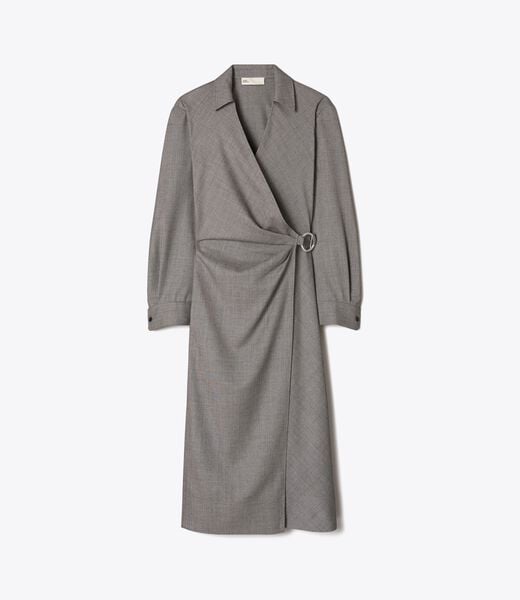 tory burch wool wrap dress