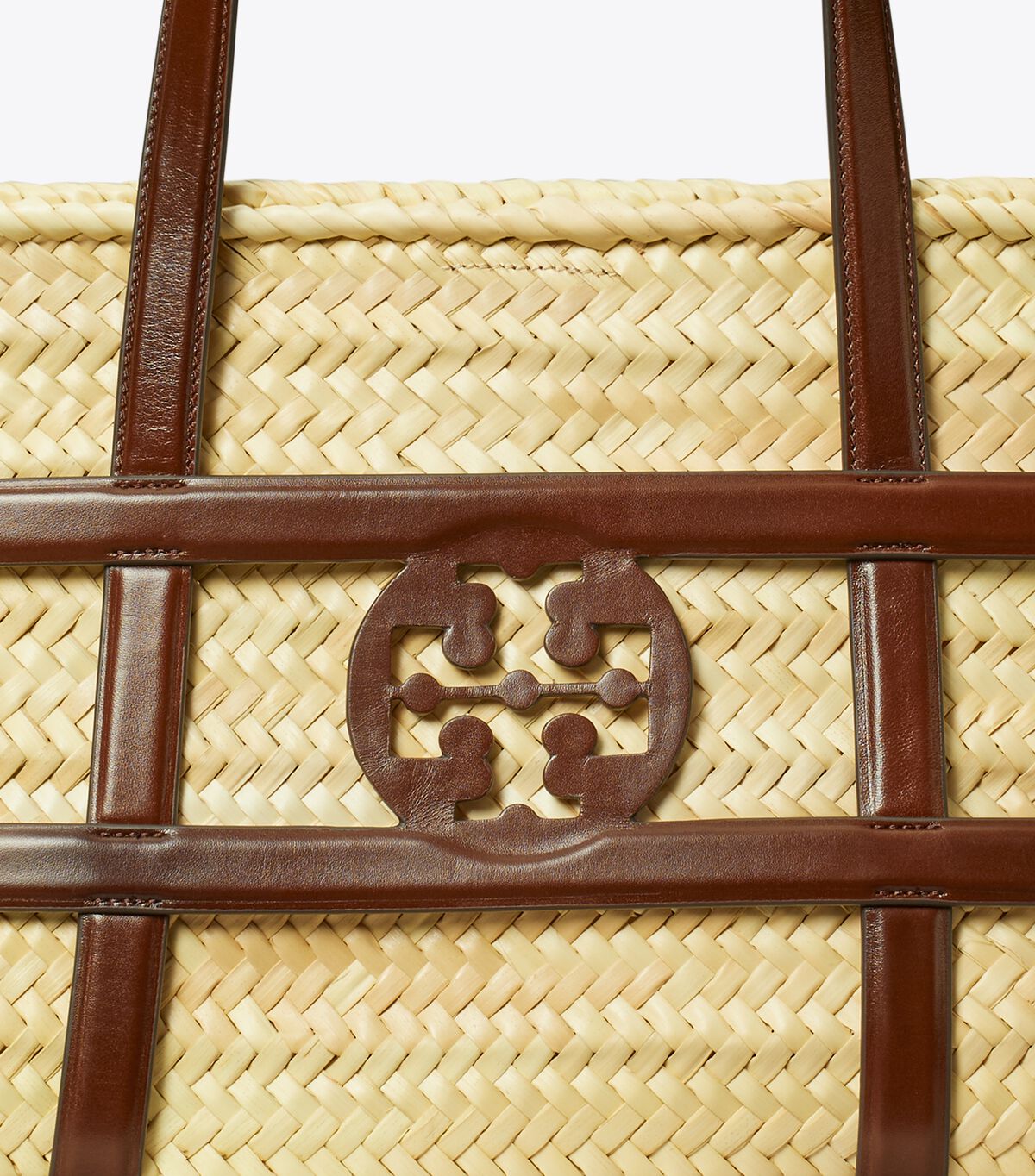 tory burch ella straw basket