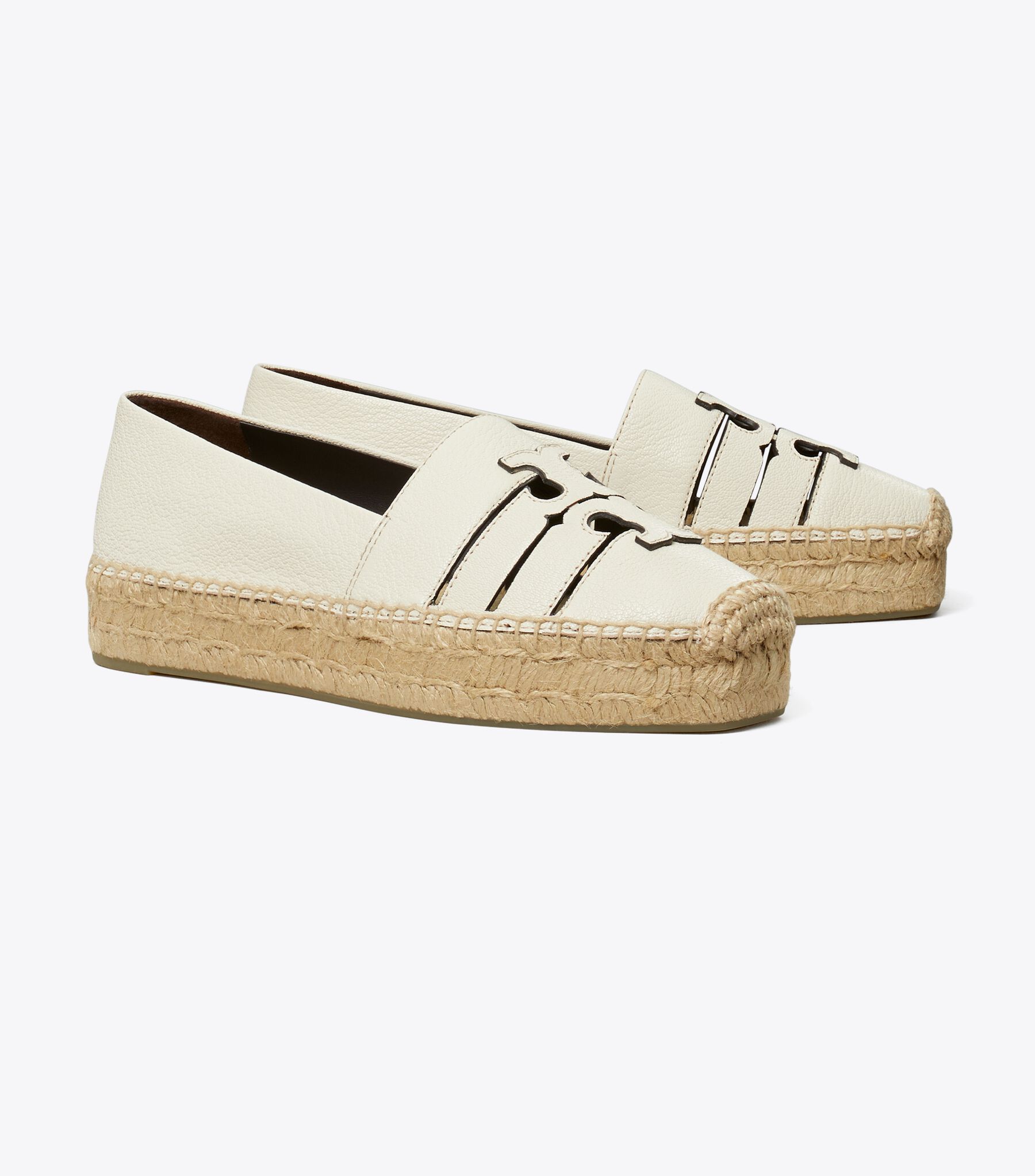 Ines Platform Espadrille, Light Cream Tory Burch UAE