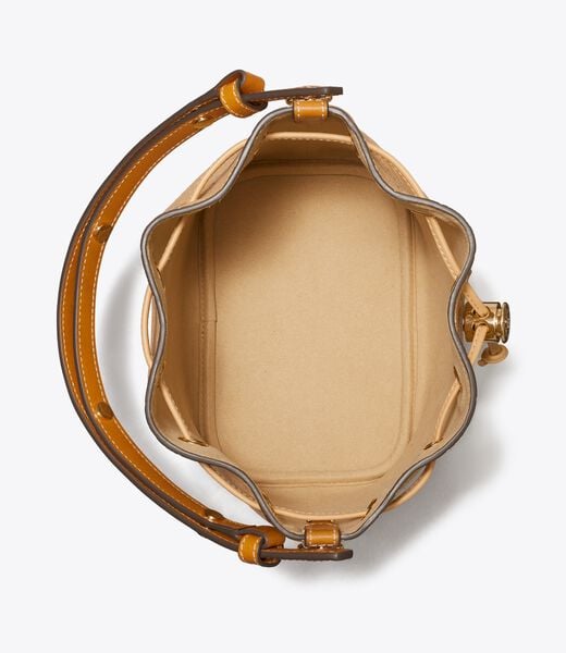 tory burch t monogram pebble bucket bag