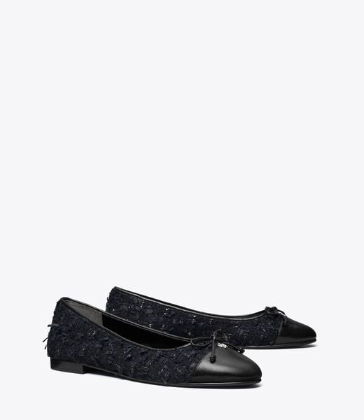 tory burch cap toe ballet