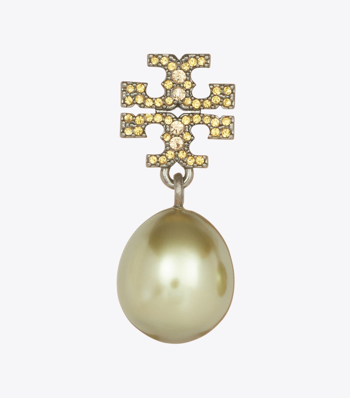 Moondance Pearl and Pavé Drop Earrings tory burch moondance pearl and pav drop earrings
