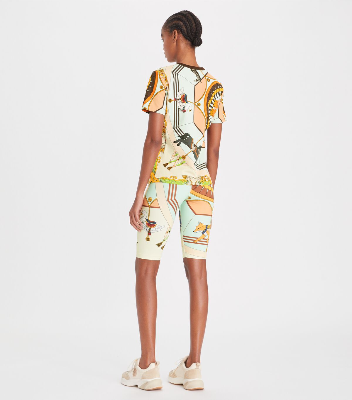 tory burch printed t shirt