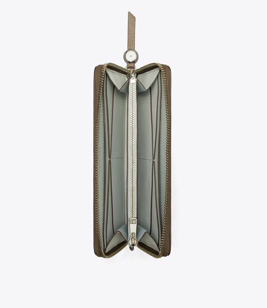 tory burch محفظة رومي بسحاب كونتيننتال