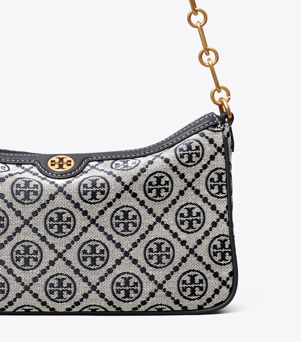 tory burch t monogram jacquard studio bag