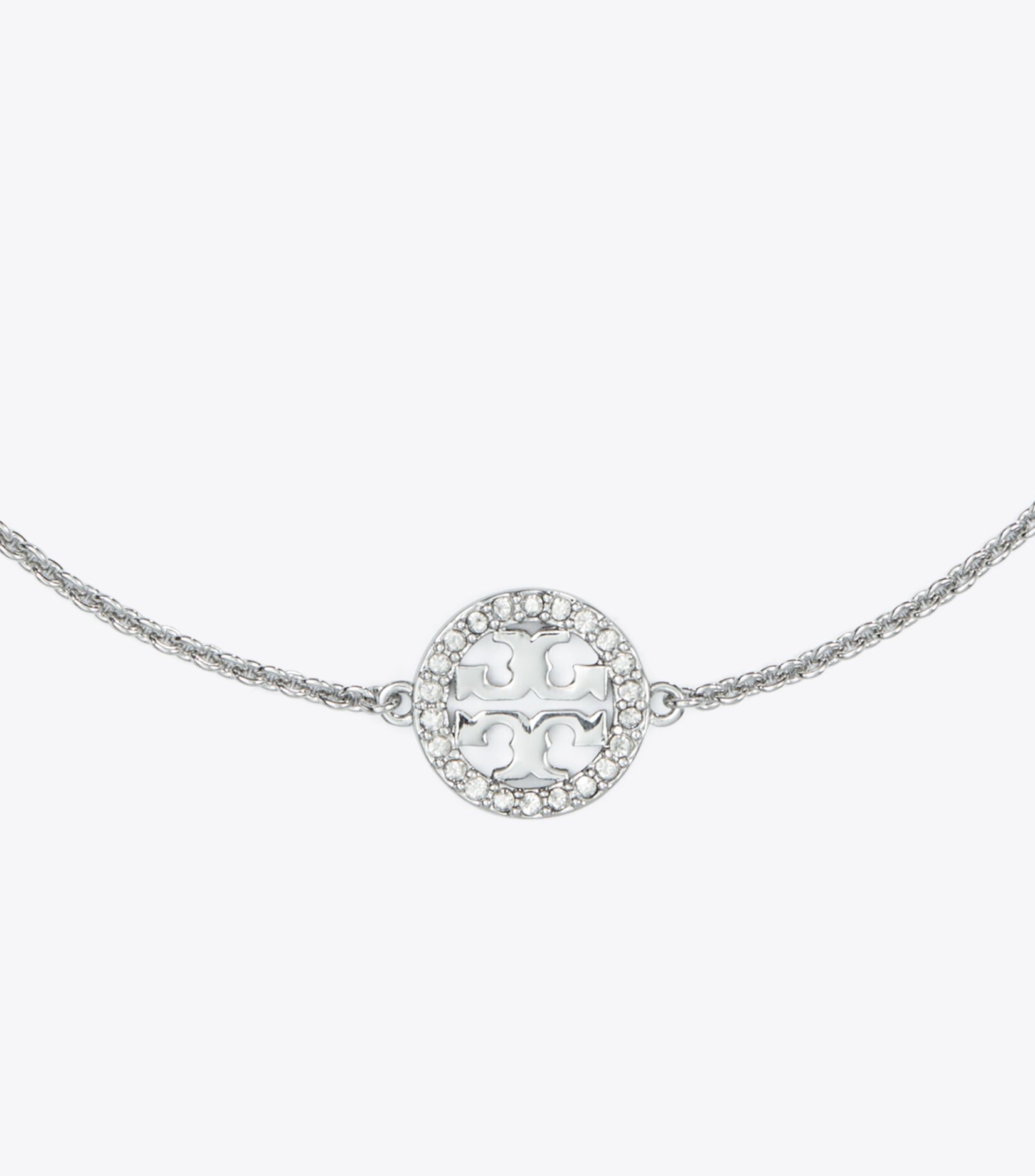 ブレスレット Tory Burch SS25 MILLER PAVE CHAIN BRACELET (80997 783) Miller Pave Chain Bracelet, Tory Silver / Crystal | Tory