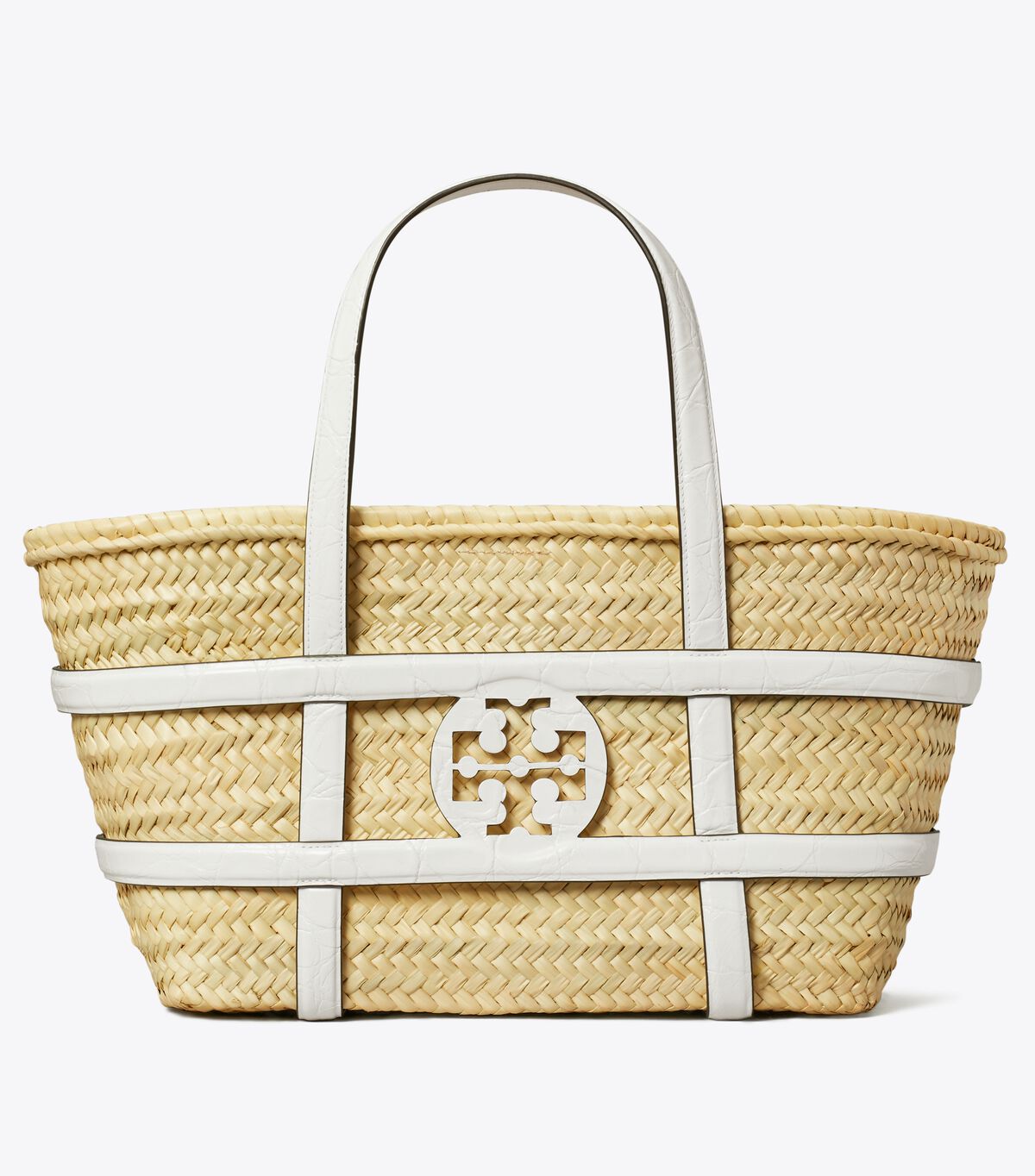 tory burch ella straw basket