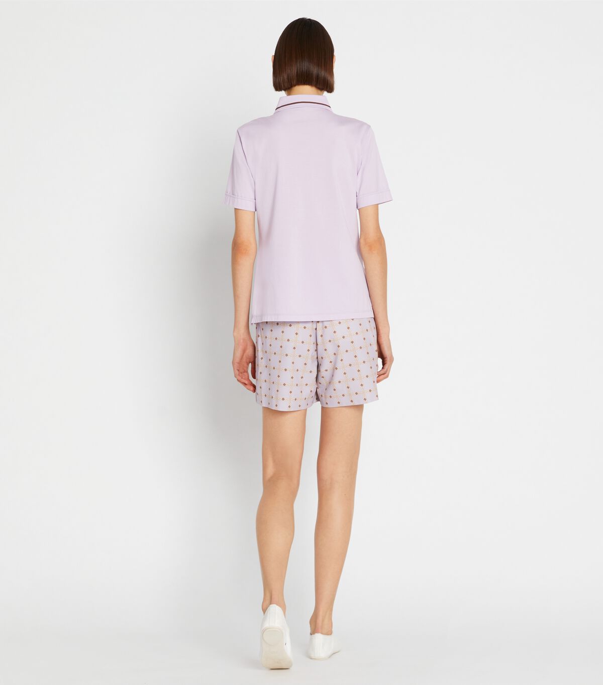 tory burch retro mercerized cotton polo