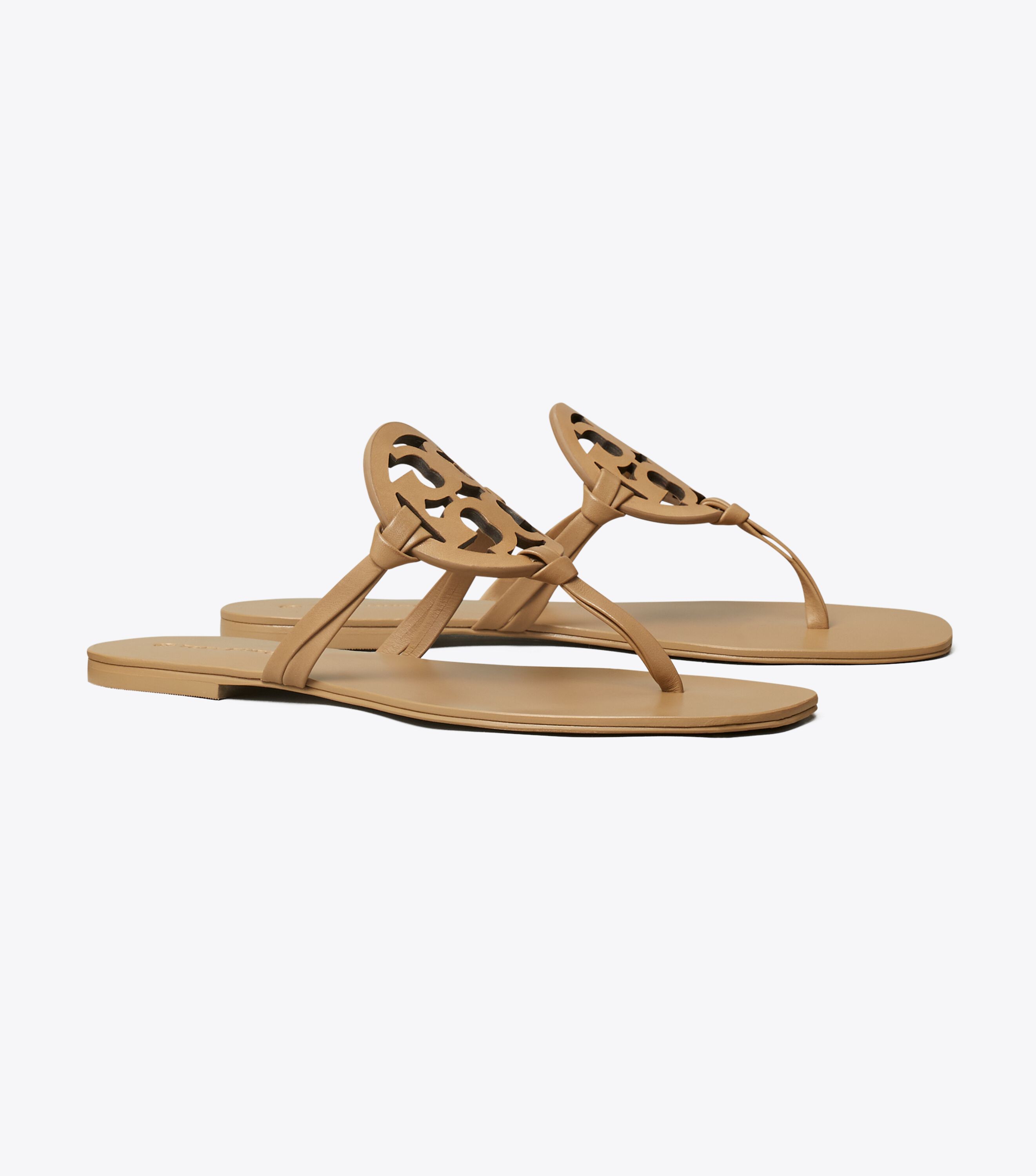 Tory burch square toe miller sandal top
