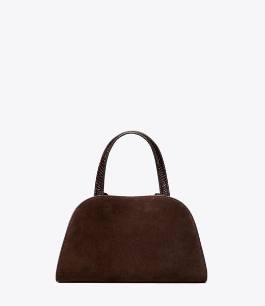 tory burch small romy suede bauletto