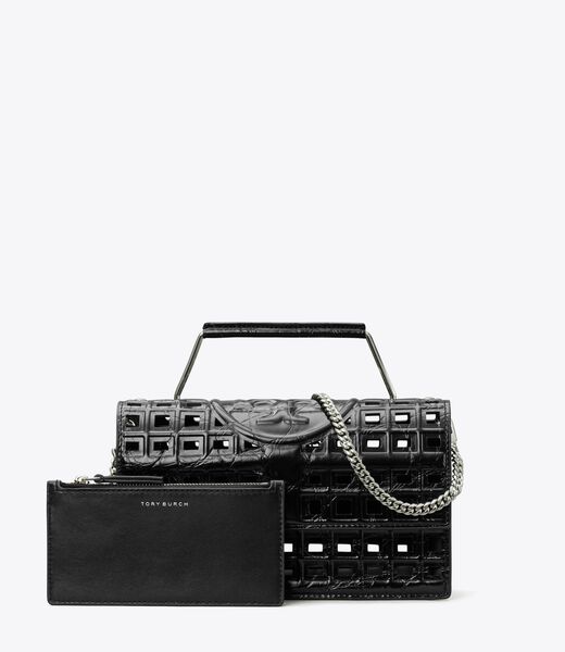 tory burch small fleming cage shoulder bag