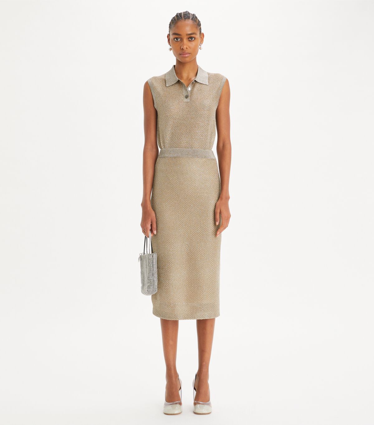 tory burch mesh skirt