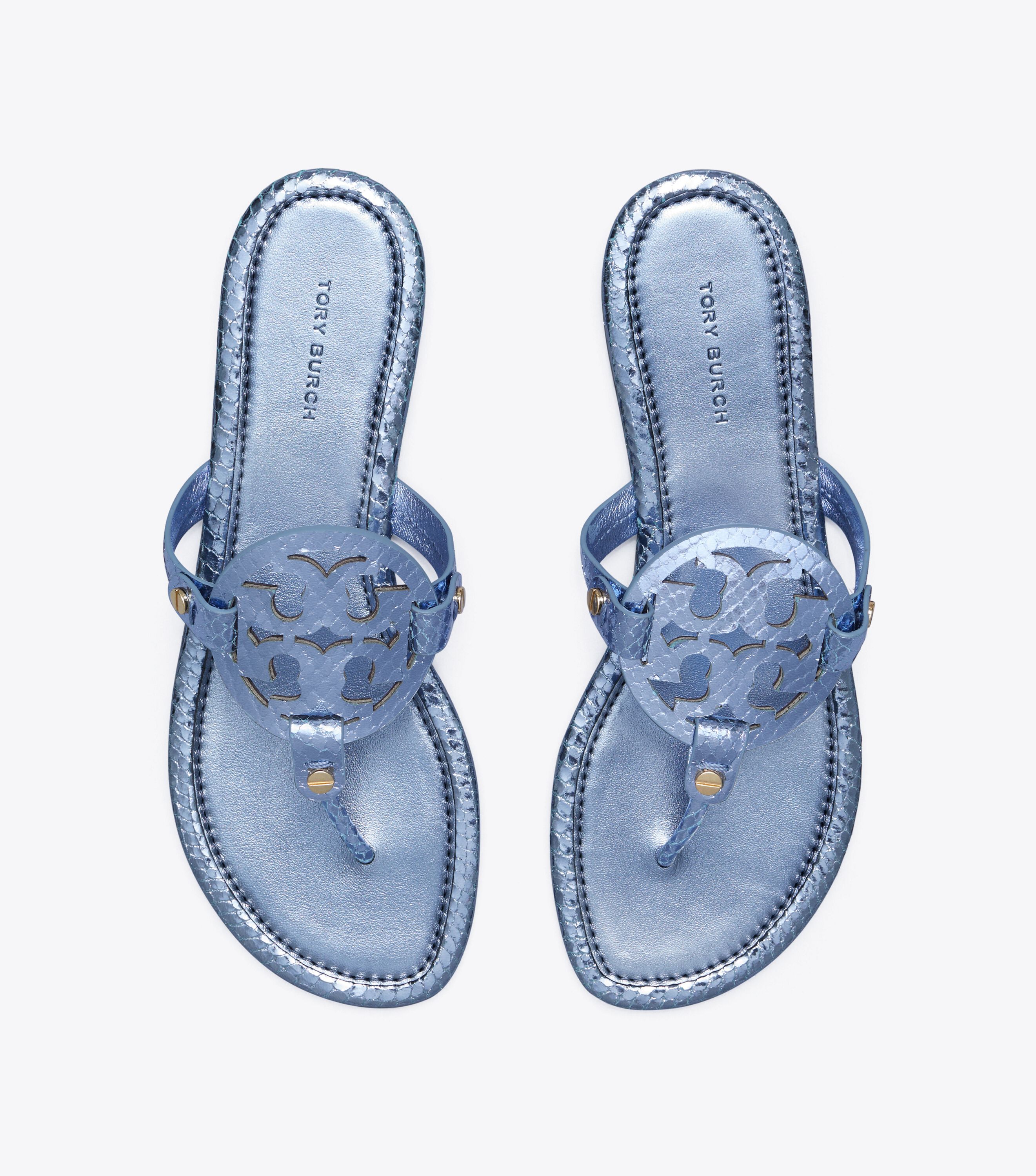 Tory burch miller metallic sandal cheap