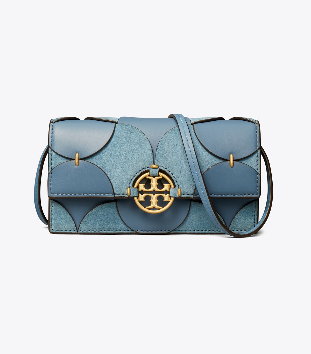 tory burch miller disc die cut wallet crossbody