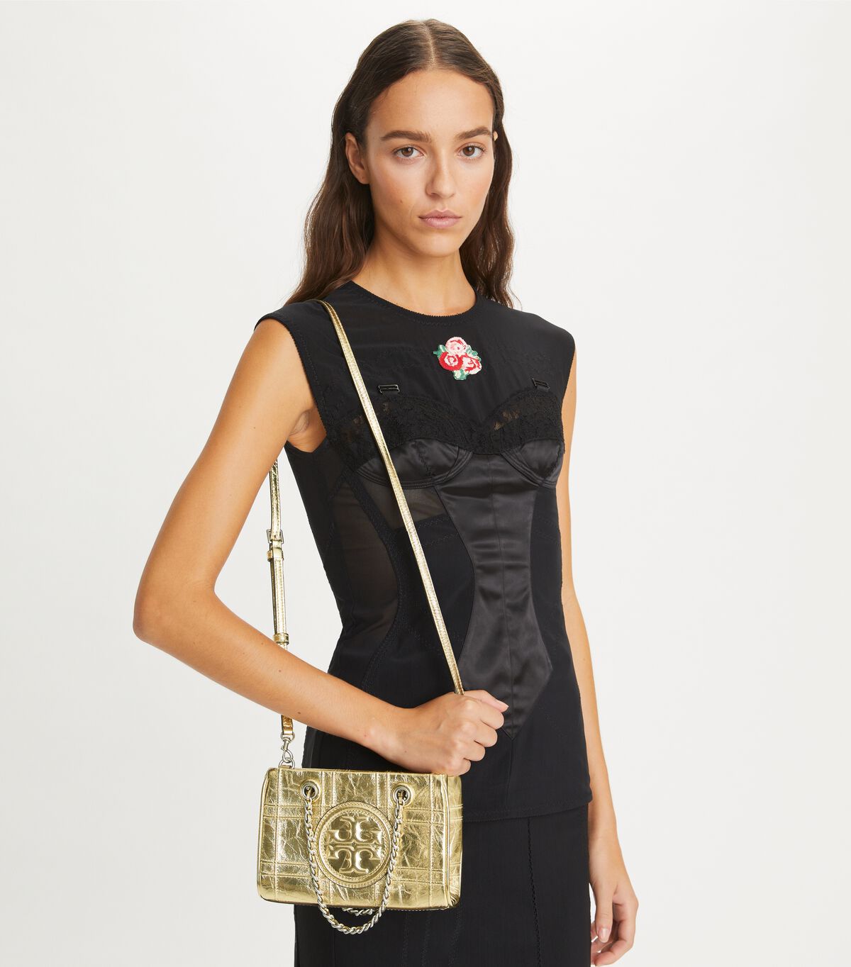 tory burch mini fleming soft chain tote