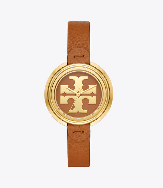 Miller Watch, Luggage Leather/Gold-Tone, 36 MM