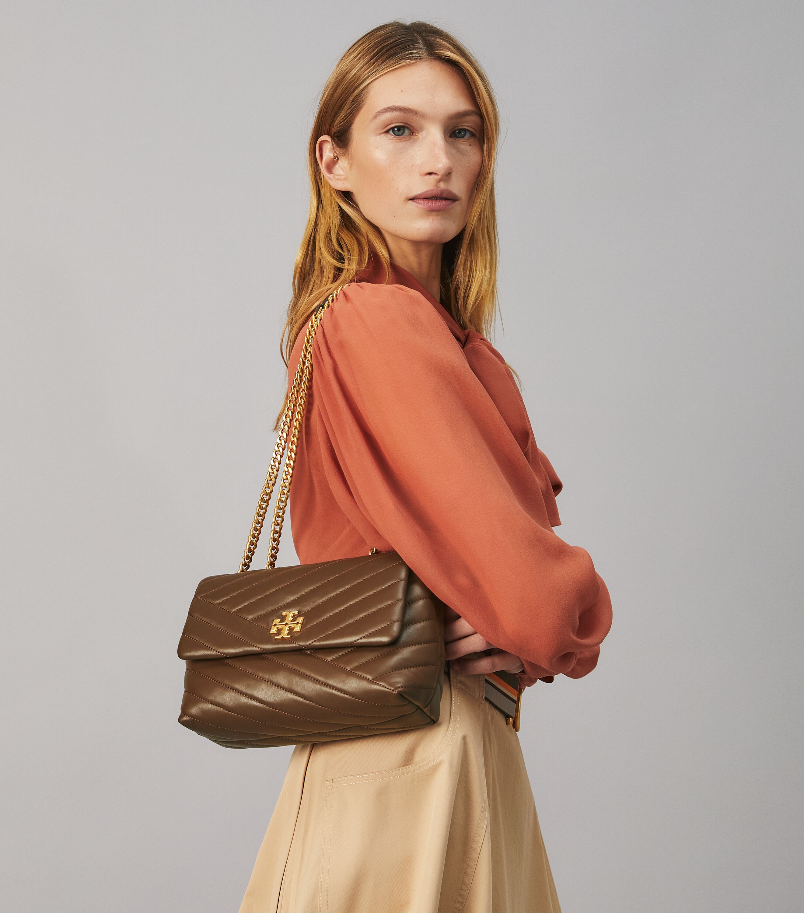 Kira chevron small convertible shoulder bag clearance