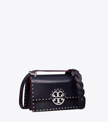 Small Miller Studded Flap Shoulder Bag