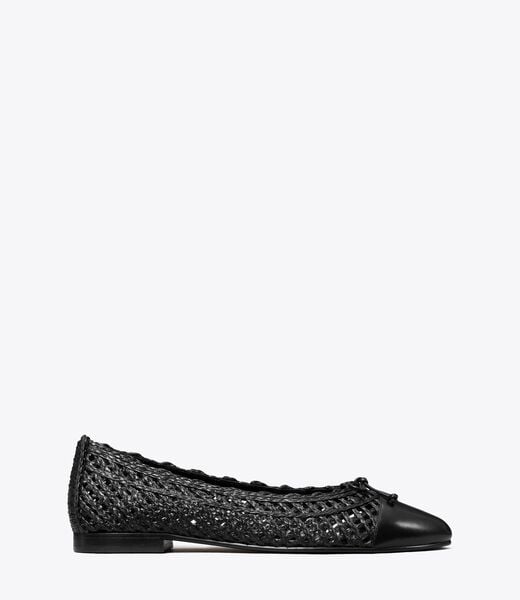 tory burch cap toe ballet